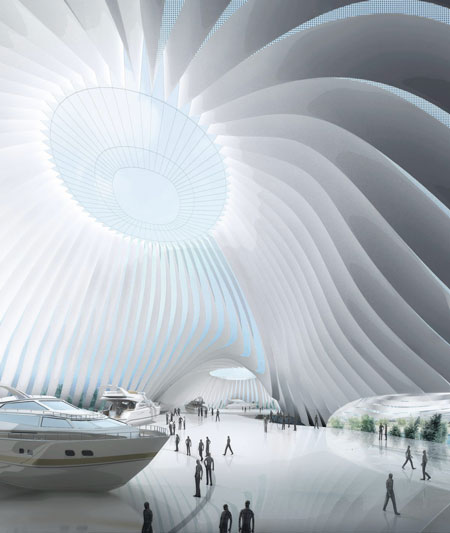 эко-здание солнечные батареи eco building