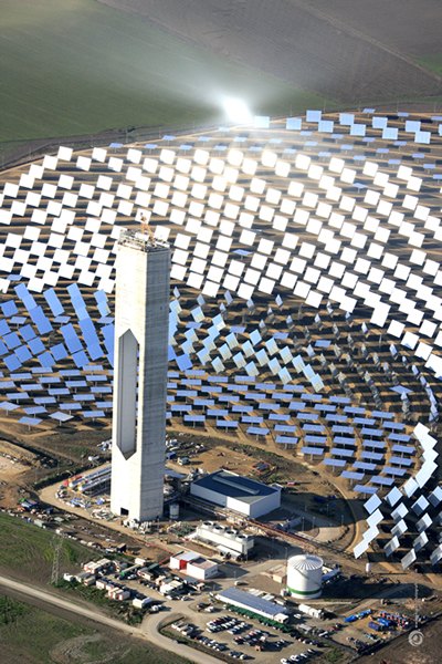 solar tower солнечная башня электростанция